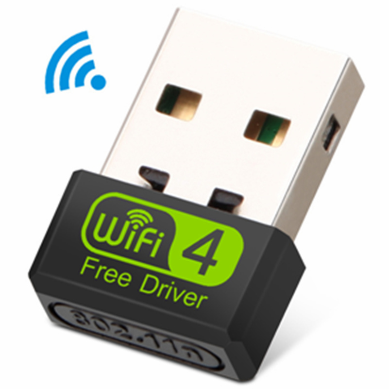 150Mbps Mini WiFi Adapter USB WiFi USB Adapter Free Driver Wi Fi Dongle Network Card Ethernet Wireless Wi-Fi Receiver for PC