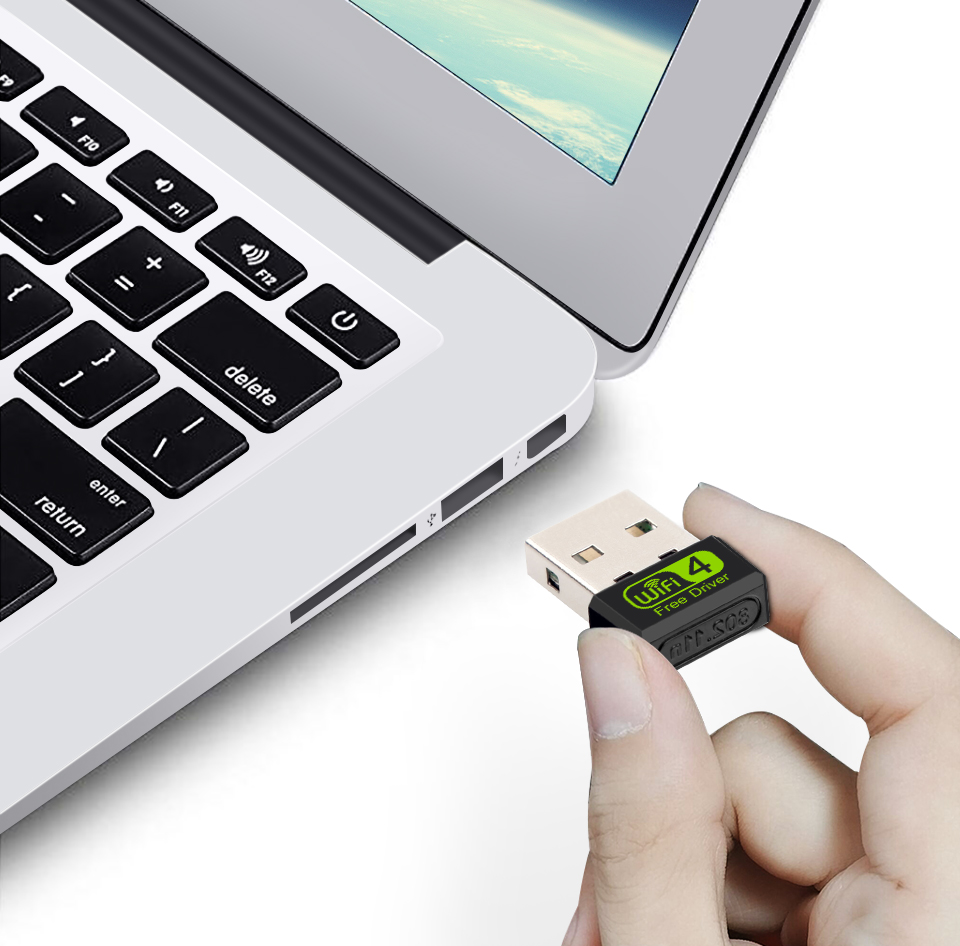 150Mbps Mini WiFi Adapter USB WiFi USB Adapter Free Driver Wi Fi Dongle Network Card Ethernet Wireless Wi-Fi Receiver for PC