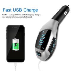 X5 LCD Display Car Bluetooth Kit Handsfree Call FM Radio MP3 Player USB Charger Car Accessories
