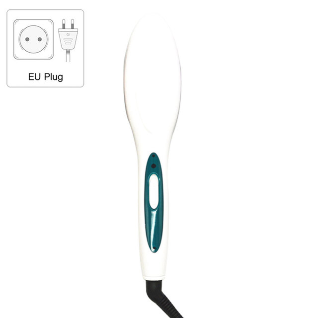 Hot Hair Straightener Comb Irons Electric Hair Straightener Brush Hair Care Auto Massager Simply