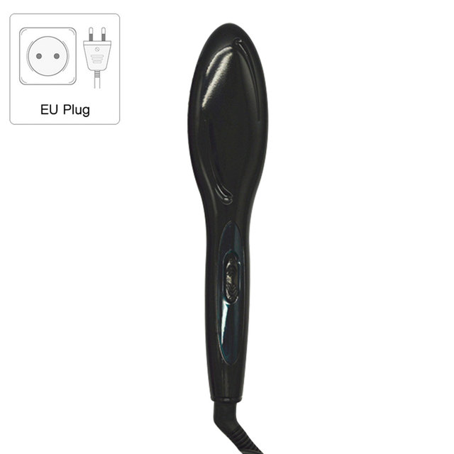Hot Hair Straightener Comb Irons Electric Hair Straightener Brush Hair Care Auto Massager Simply