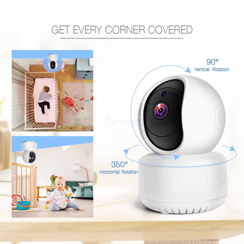 1080P Wireless PTZ IP Camera Intelligent Home Security Surveillance CCTV Network Wifi Camera