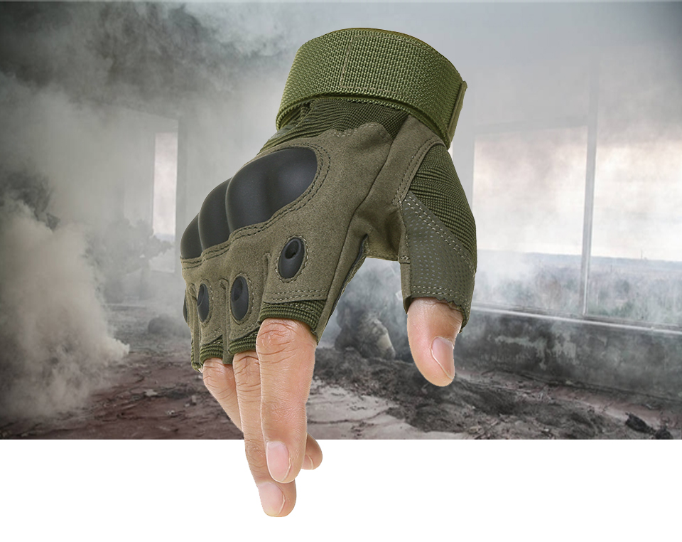 Outdoor Motorcycle Hard Knuckle Gloves Motorbike Motocross Military Tactical Cycling Gloves