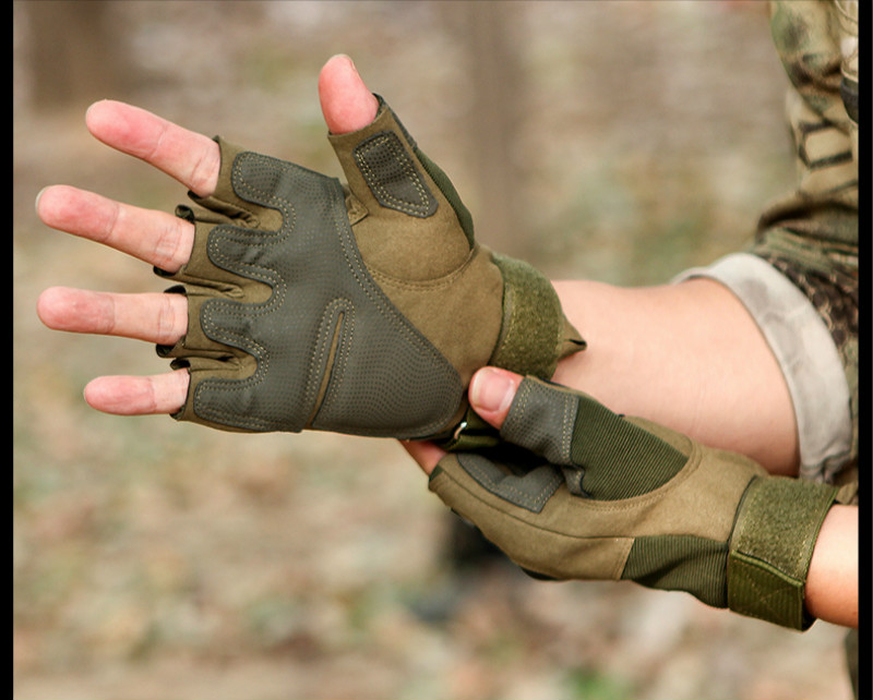 Outdoor Motorcycle Hard Knuckle Gloves Motorbike Motocross Military Tactical Cycling Gloves