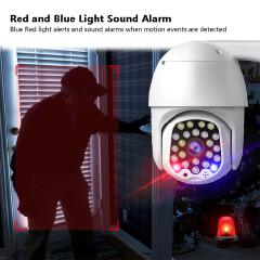 3MP Smart Dome Speed WIFI IP camera CCTV Two-way Audio Full Color Night Vision Outdoor PTZ Waterproo