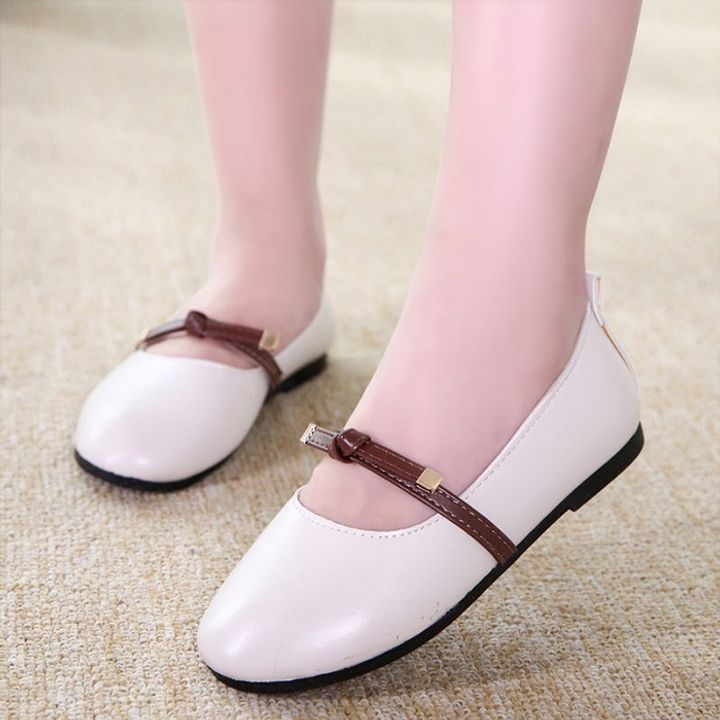 Girls' leather shoes princess shoes retro spring Children