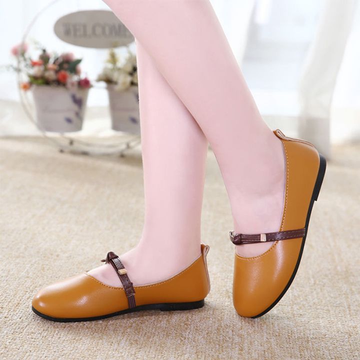 Girls' leather shoes princess shoes retro spring Children
