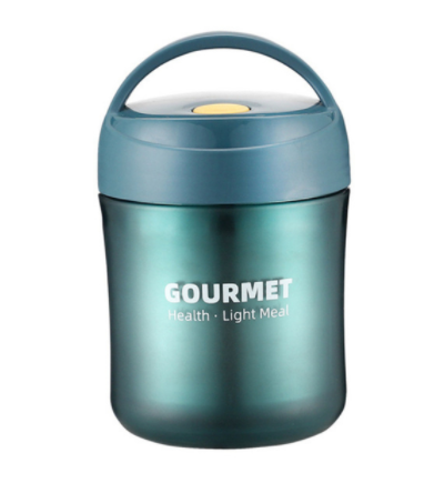 500ml Soup Cup Lunch Bento Box Stainless Steel Thermos Leakproof Food Container Thermal Cup Vacuum Flasks Straw Can Be Inserted