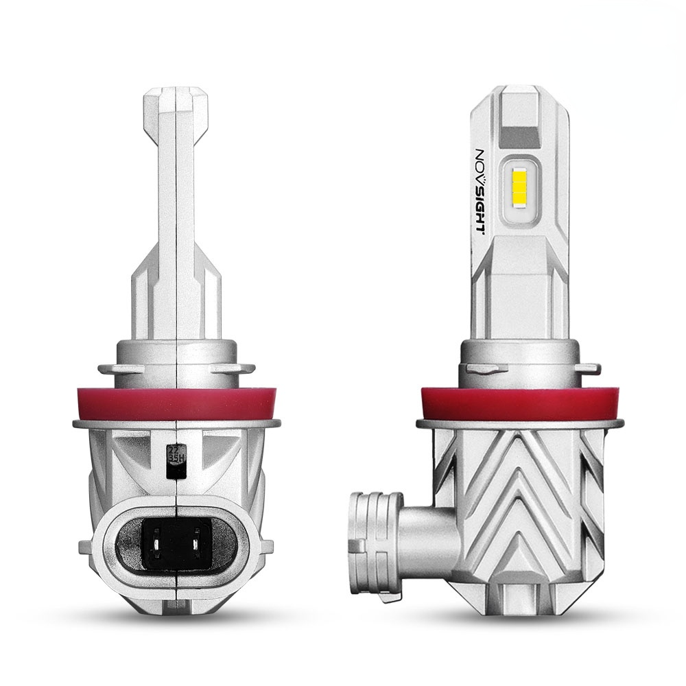 NOVSIGHT Car Headlight Bulbs 1:1Mini Led H7 H4 H1 H11 H8 HB4 9005 HB3 50W 10000LM Car Accessories 6000K White Auto Led Fog Light