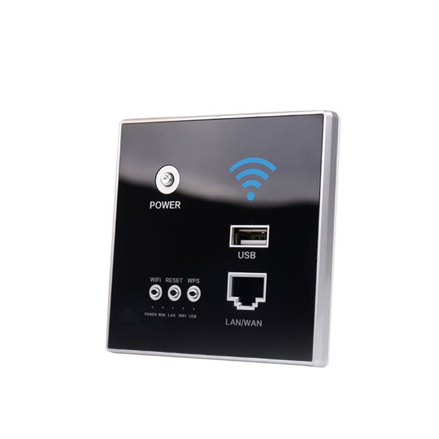 300Mbps 220V Smart Wireless WIFI Repeater Extender Wall Embedded Router Socket
