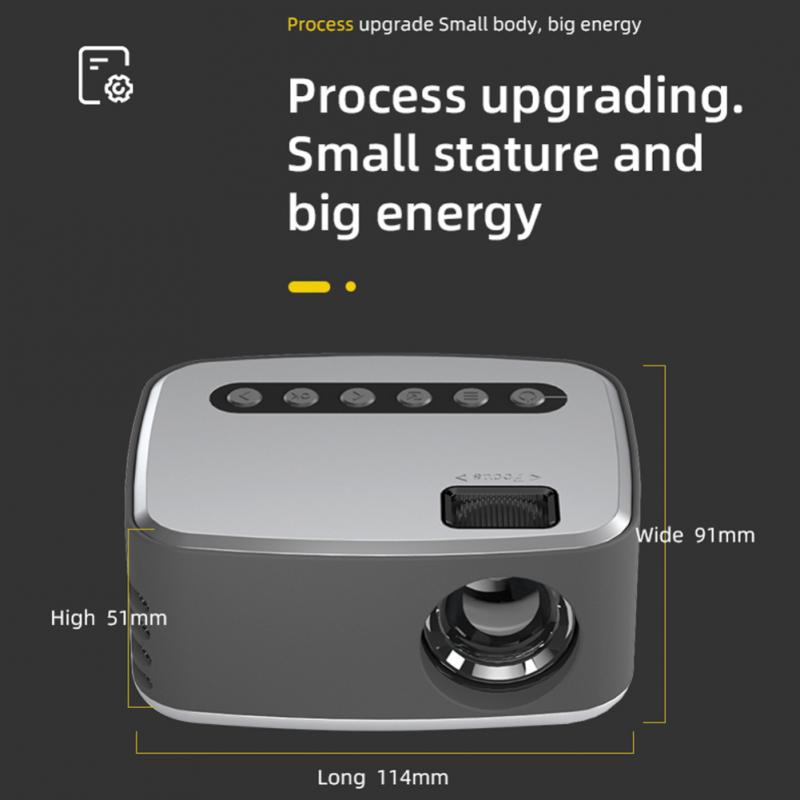 T20 LED Projector for IOS Android Full HD 1080P 110 Inch Big Screen Proyector Home Theater Smart Video Beamer Hot Sale
