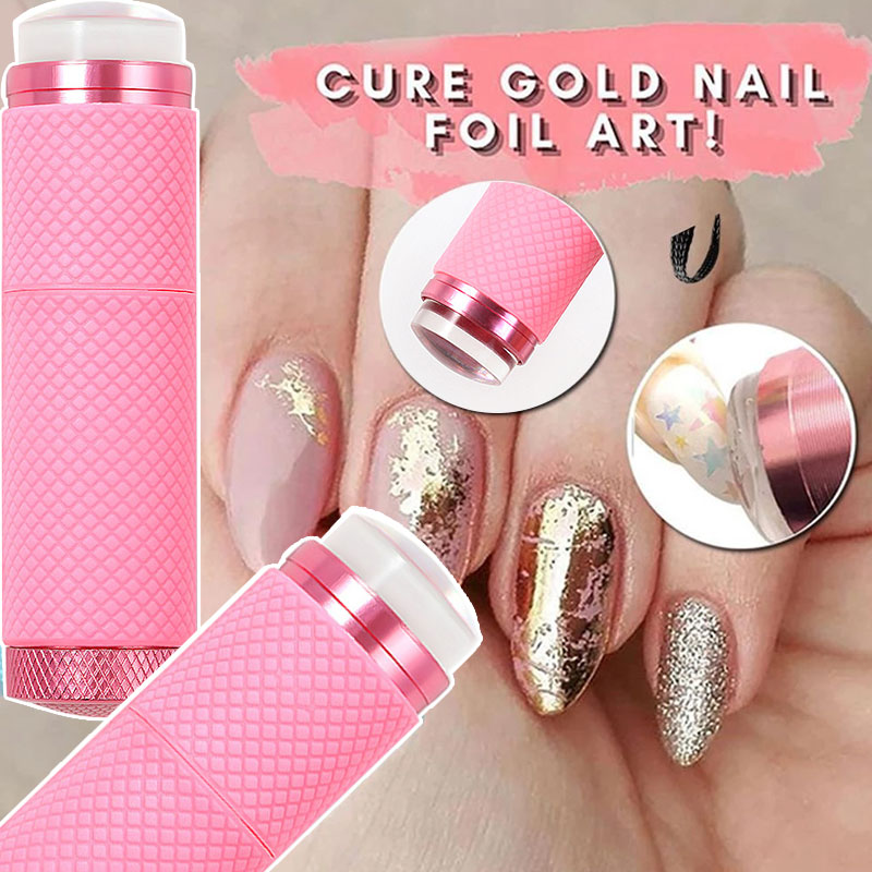 1 PC Nail Art Silicone Handheld Lamp for Gel Nails Flashlight Portability Nail Dryer Machine Nail Art Tools 2 IN 1 Light view 2