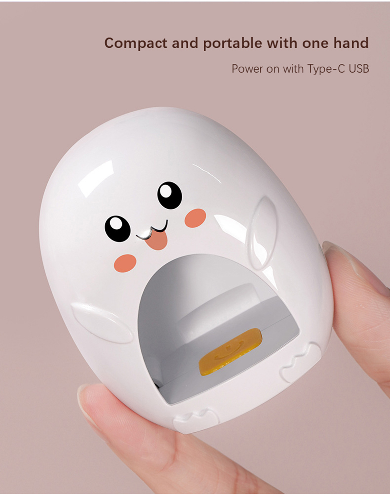 1 Pcs Mini Nail Lamp Small Portable Usb Type Nail Phototherapy Lamp Household Quick-drying Nail Lamp Professional Nail Tool view 3