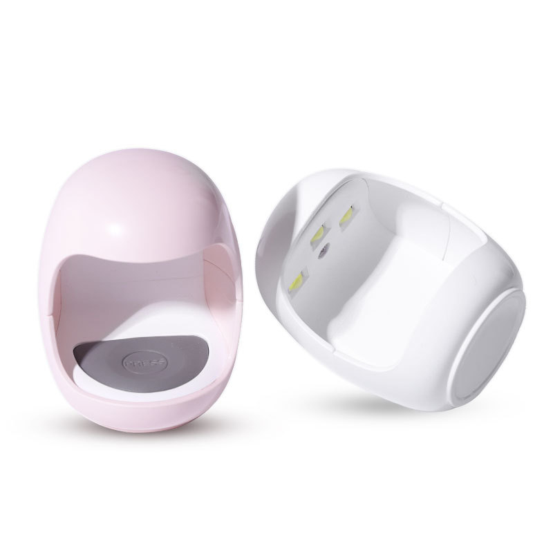 Nail Dryer MINI 3W USB UV LED Lamp Nail Art Manicure Tools Pink Egg Shape Design 30S Fast Drying Curing Light for Gel Polish view 2