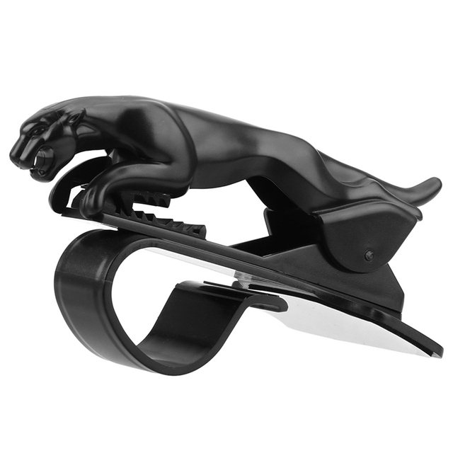 Car Phone Holder Leopard Design Cellphone GPS Stand 360 Degree Mount Adjustable Clip Holder Accessories Support