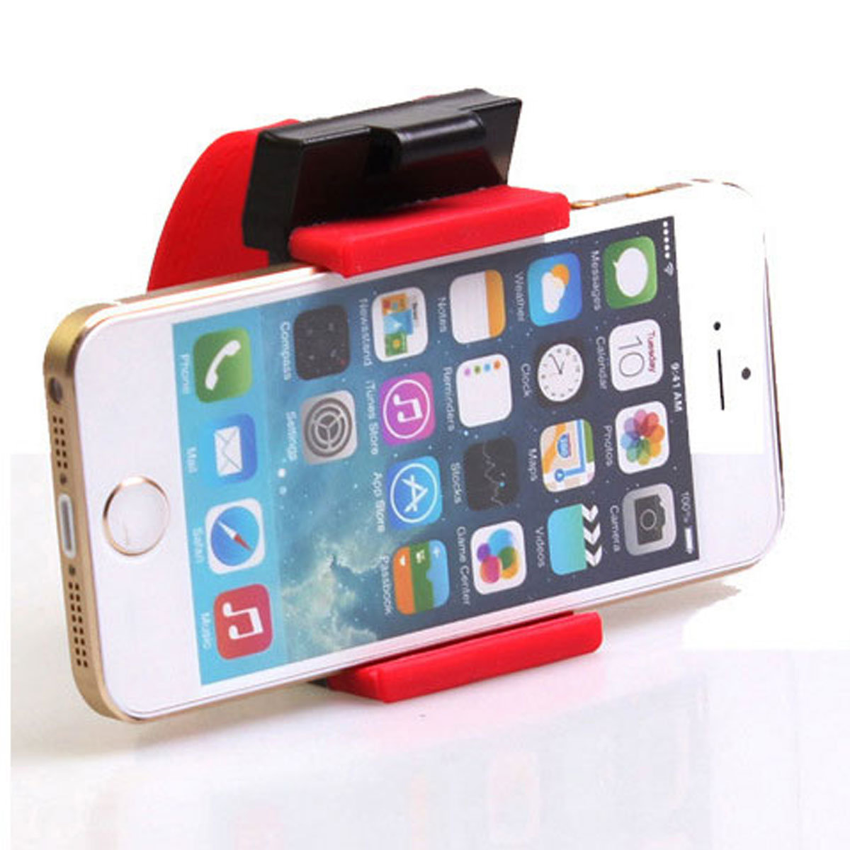 Car/Bike Mount Holder for Mobile Cell Phone GPS Retractable Car Steering Wheel Cradle Holder Clip