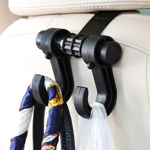 Car Seat Headrest Multi-Purpose Plastic Clips 360 Degree Rotatable Auto Multi-Function Car Hook
