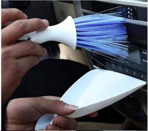 Car Dust Brush Scoop Cleaning Tools Kits for Car Air Vent/Auto Dashboard Car Cleaning Brush Dustpan