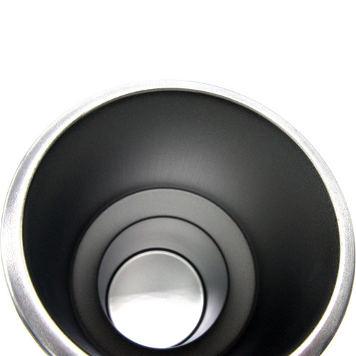 Mini Thermal Mug Hot Drink Travel Cup Portable 12V Stainless Steel Silver Heating Car Drink Mug