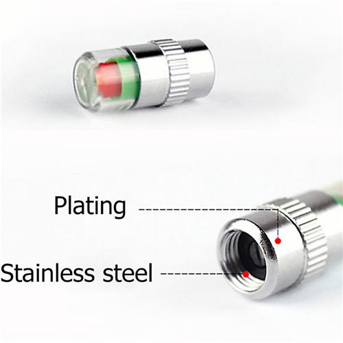 Car Tire Pressure Gauge Air Pressure Gauge Tire Pressure Monitoring Warning Valve Cap