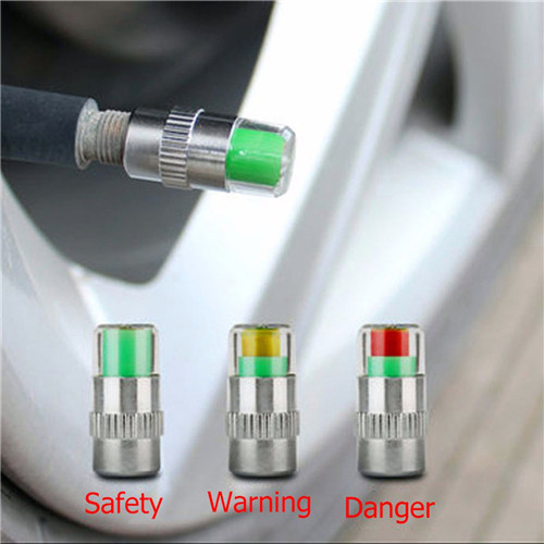 Car Tire Pressure Gauge Air Pressure Gauge Tire Pressure Monitoring Warning Valve Cap