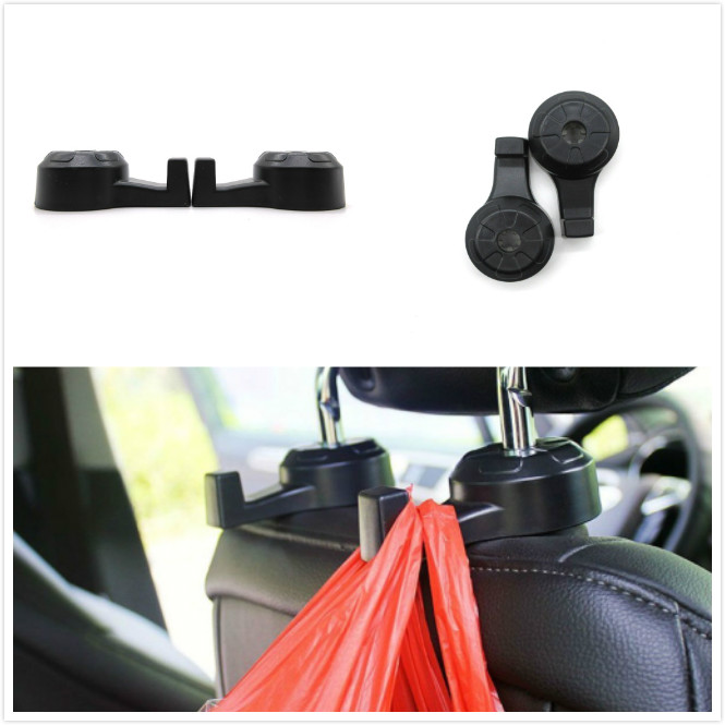 Car Adjustable Muti-Purpose Angle Hook Interior Seat Headrest Clothes Hanging Holder