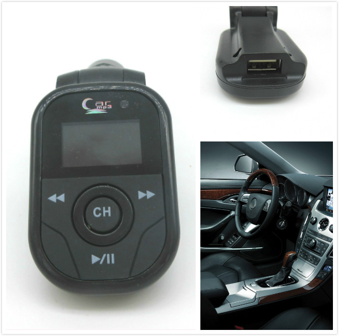 Wireless Auto Car MP3 FM Modulator FM Transmitter With USB/TF Card Reader Car Kit