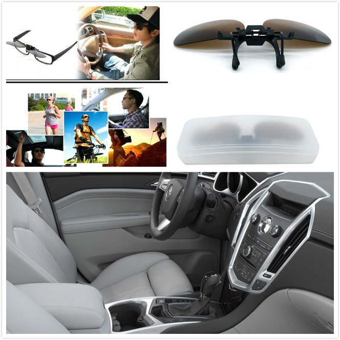 Driver Special Glasses Clip Sunglasses Universal for Men Women Durable Polarized Lenses Sunglasses