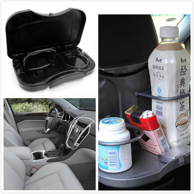 Car Back Seat Drinks Food Cup Tray Car Restaurant Table Folding Car Drinks Holders Car Accessories
