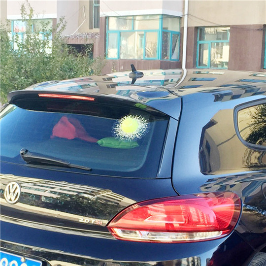 Funny 3D Car Sticker Golf/Green Tennis/ Baseball Hit Window