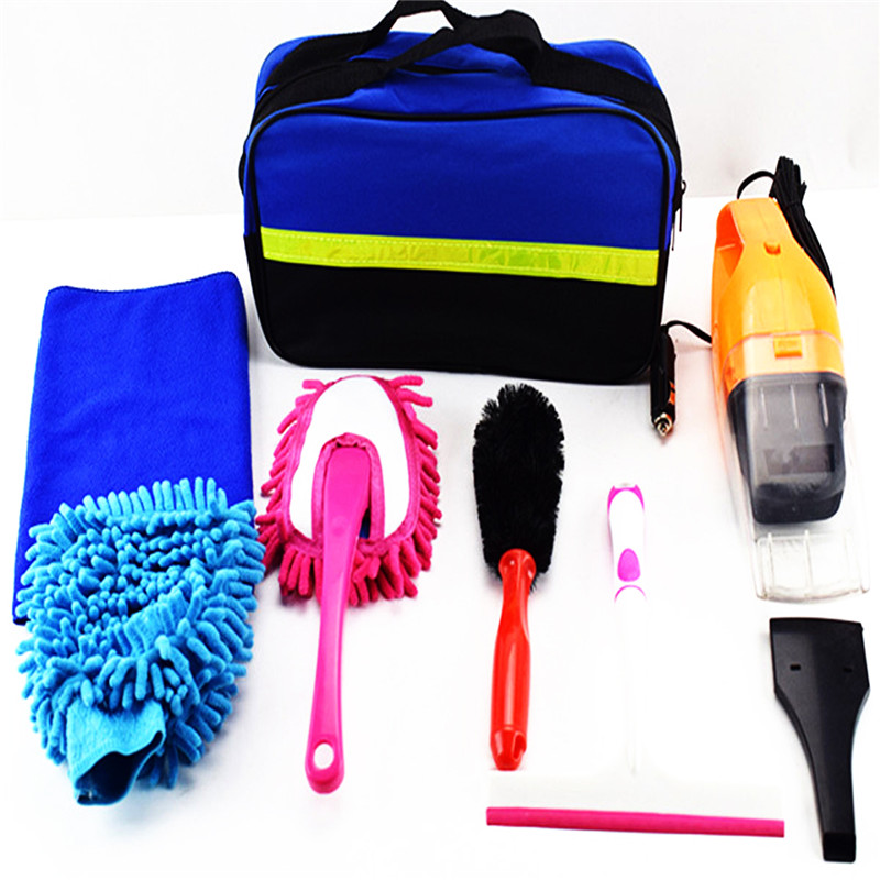 6Pcs Car Wash Interior Exterior Cleaning Kit
