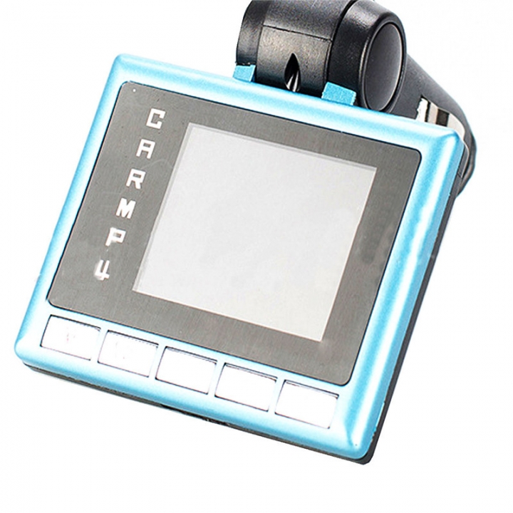 Rotatable Car FM Transmitter USB Large Color Screen MP3 Player Wireless Car Kit 12V Car Charger