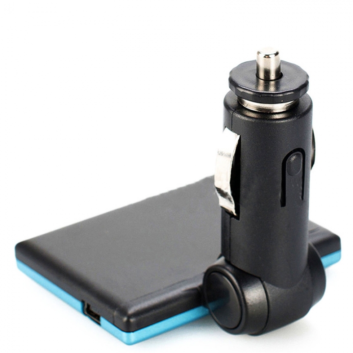 Rotatable Car FM Transmitter USB Large Color Screen MP3 Player Wireless Car Kit 12V Car Charger