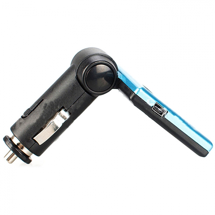 Rotatable Car FM Transmitter USB Large Color Screen MP3 Player Wireless Car Kit 12V Car Charger