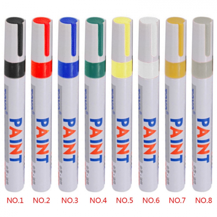 1PC Black Color Universal Waterproof Permanent Paint Marker Pen Car Tire Tire Tread Rubber Metal