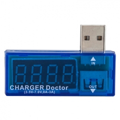 In-line Voltage Car USB Charger Doctor Current Voltmeter for Mobile Charger