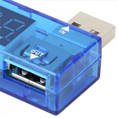 In-line Voltage Car USB Charger Doctor Current Voltmeter for Mobile Charger