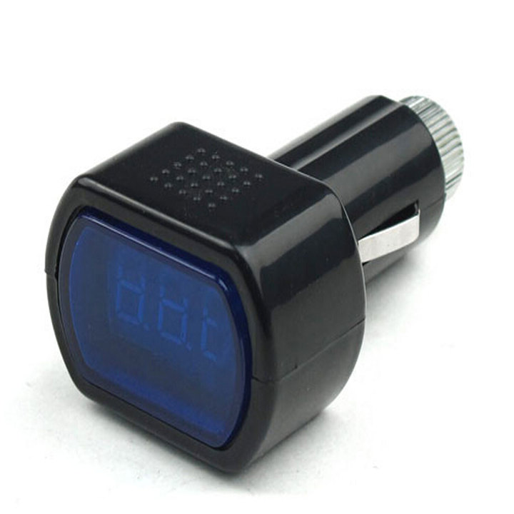 Digital LED Car Truck Voltmeter Voltage Gauge System Battery Volt Meter 12V 24V