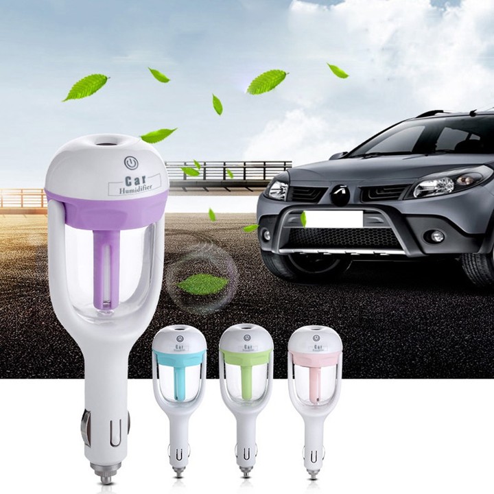 New Mini 12V Car Steam Humidifier Air Purifier Aroma Diffuser Essential oil diffuser