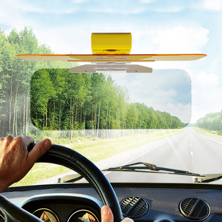 Car Sun Visor  Day Night Vision Sun Anti-UV Block Visor Anti-Dazzle Sunshade Car Driving Mirror