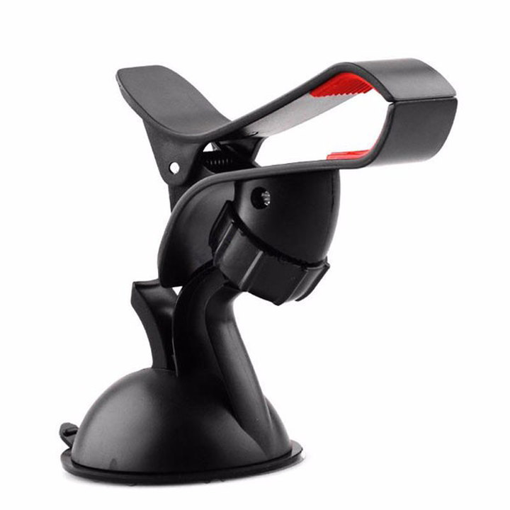 Black Full 360 degree Rotation Car Holder Bracket Suction Cup Kit Holder for Tenco/Huawei/Itel/Nokia