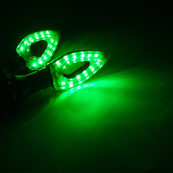1Pair Universal 12V 12 LED Motorcycle Turn Signal Indicators Lights/lamp Motorcycle Lights