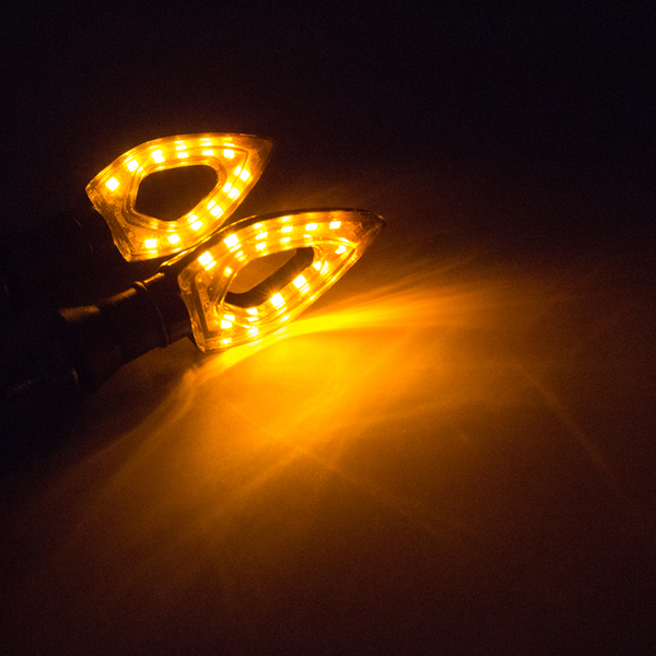 1Pair Universal 12V 12 LED Motorcycle Turn Signal Indicators Lights/lamp Motorcycle Lights