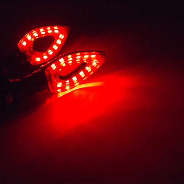 1Pair Universal 12V 12 LED Motorcycle Turn Signal Indicators Lights/lamp Motorcycle Lights