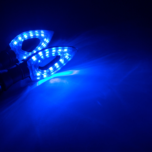 1Pair Universal 12V 12 LED Motorcycle Turn Signal Indicators Lights/lamp Motorcycle Lights
