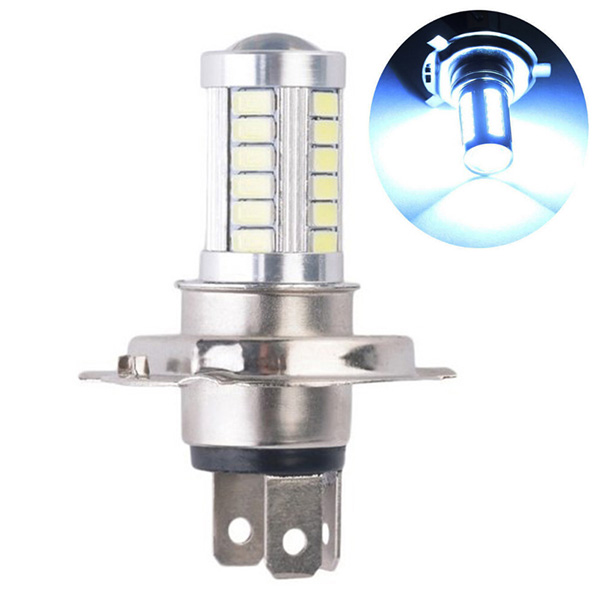 2X H4 33SMD LED Motorcycle Headlight Bulbs Led Moto Motorbike Daytime Running Light Car Light