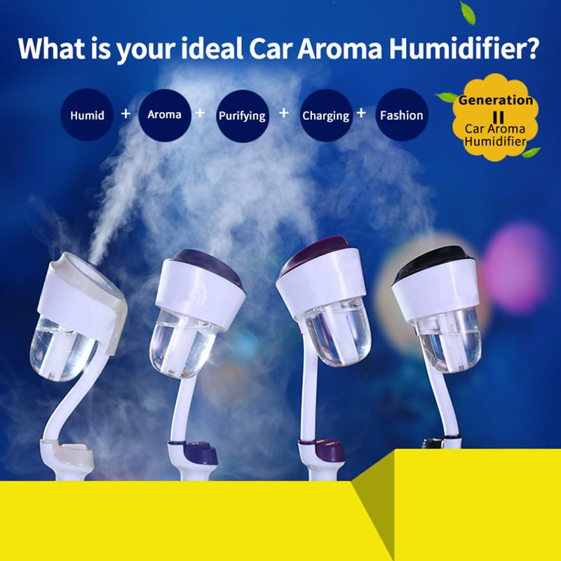 Car Humidifiers ii air freshener 12V Car charger High Quality Nebulizer Humidifier