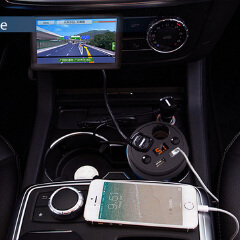 Car Socket Power Adapter 5V 3.1A Double USB Car Charger Cigarette Lighter Adapter Charger