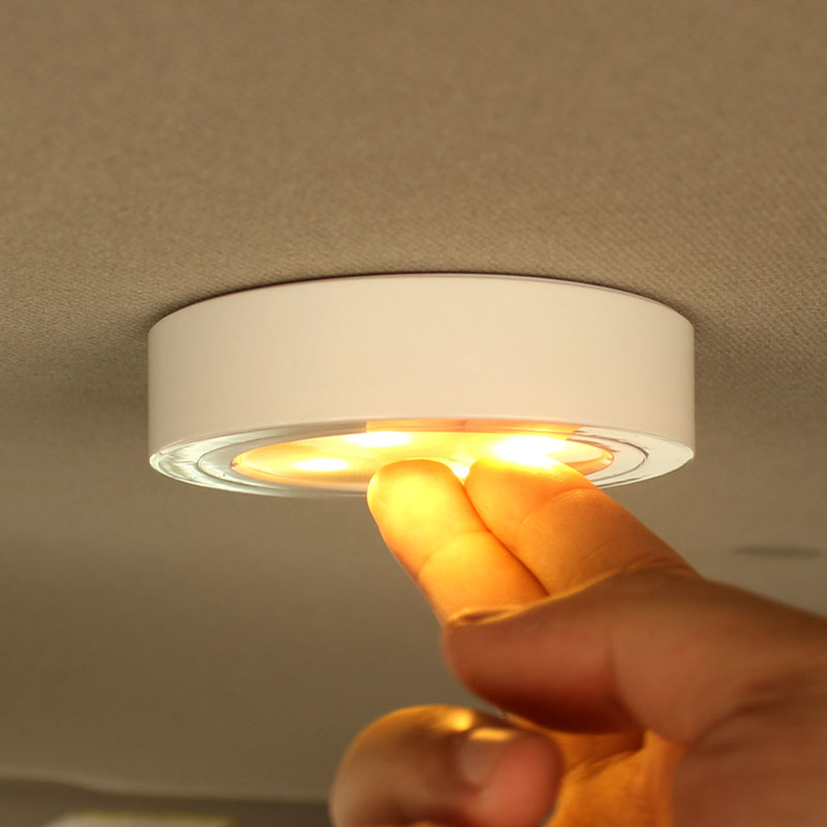 Car Emergency Light Auto Back Seat Reading Lamps Ceiling Lamp 4LED Car Trunk Lights