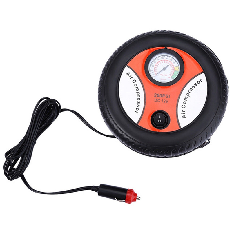 Mini Car Pneumatic Tyre Air Compressor Auto Inflatable Pumps
